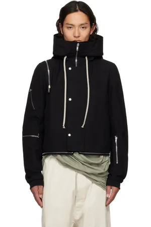 Rick Owens Parka écourté noir - Hollywood Headon BONOTTO