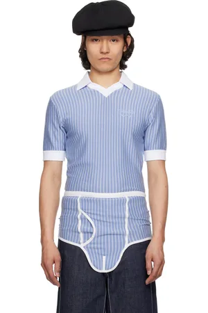 Charles Jeffrey Loverboy Polo de style combinaison bleu