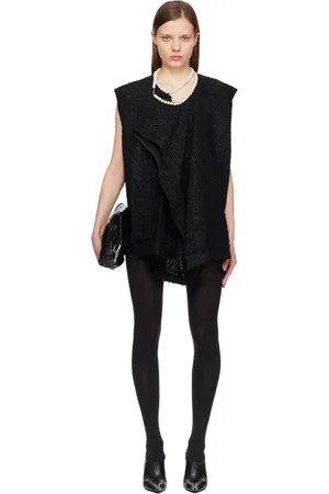 JUNYA WATANABE Robe courte asymétrique noire