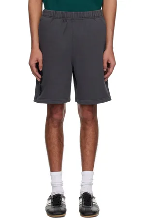 A Bathing Ape Short de survêtement gris à logo AAPE Now