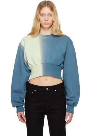 Rick Owens Pull molletonné bleu - Hollywood Tatlin