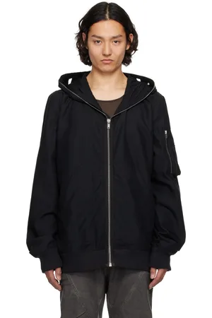 Rick Owens Blouson aviateur noir - Hollywood