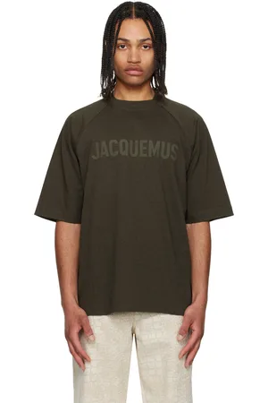 Jacquemus T-shirt Typo kaki - La croisière