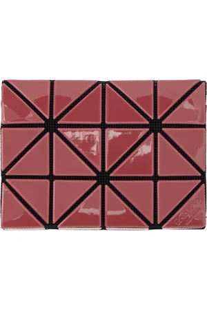 Issey Miyake Porte-carte rose à deux volets