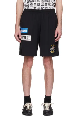 MARTINE ROSE Short de soccer noir