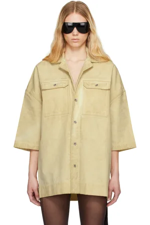 Rick Owens Chemise Magnum Tommy beige - Hollywood