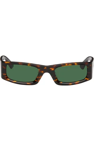 Entire Studios Lunettes de soleil Elemental brunes exclusives à SSENSE