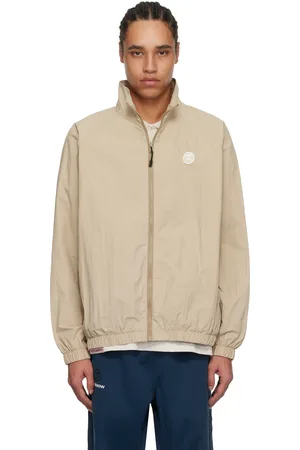 A Bathing Ape Blouson léger beige à logo AAPE Now