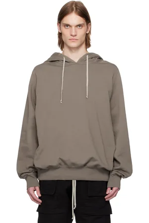 Rick Owens Pull à capuche surdimensionné gris - Hollywood