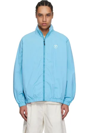 A Bathing Ape Blouson léger bleu à logo AAPE Now