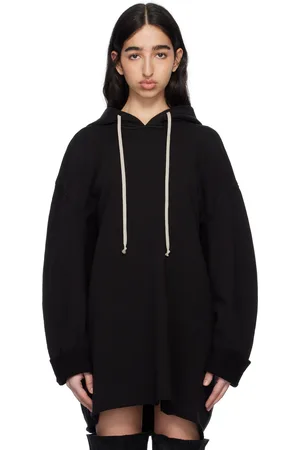 Rick Owens Pull à capuche Peter noir - Hollywood