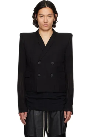 Rick Owens Veston JMF noir à épaulettes Neue - Hollywood