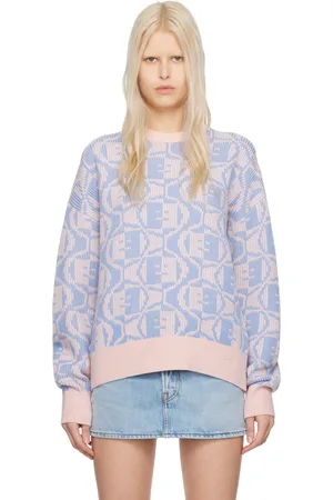 Acne Studios Pull rose à col ras du cou