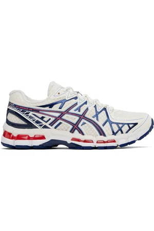 Asics Baskets GEL-KAYANO 20 blanc cassé et bleu