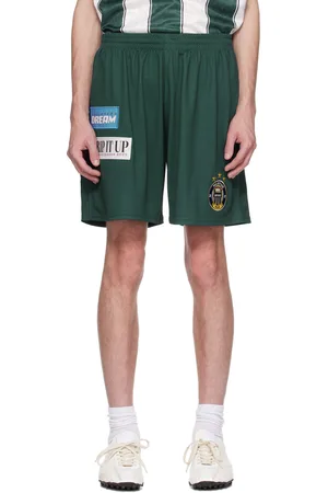 MARTINE ROSE Short de soccer vert