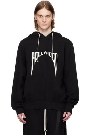 Rick Owens Pull à capuche surdimensionné noir - Hollywood