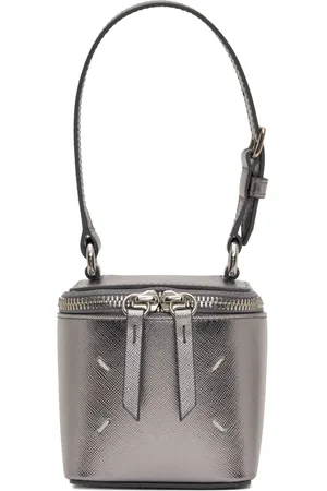 Maison Margiela Micro sac cubique argenté