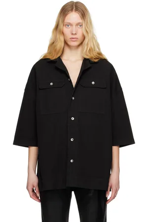 Rick Owens Chemise Magnum Tommy noire - Hollywood