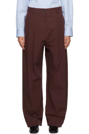 STUDIO NICHOLSON Pantalon Acuna bourgogne