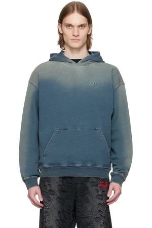 Diesel Pull à capuche S-Boxt-R6 bleu