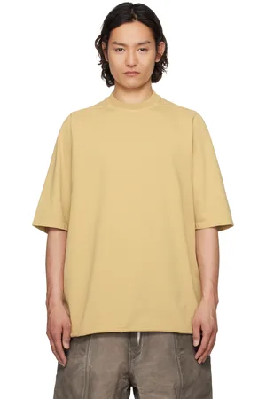 Rick Owens T-shirt à manches courtes surdimensionné beige - Hollywood