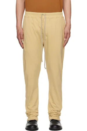 Rick Owens Pantalon de survêtement Berlin beige à cordon coulissant - Hollywood
