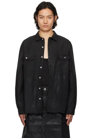 Rick Owens Surchemise surdimensionnée noire - Hollywood