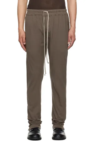 Rick Owens Pantalon de survêtement Berlin gris à cordon coulissant - Hollywood