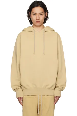 Rick Owens Pull à capuche surdimensionné beige - Hollywood