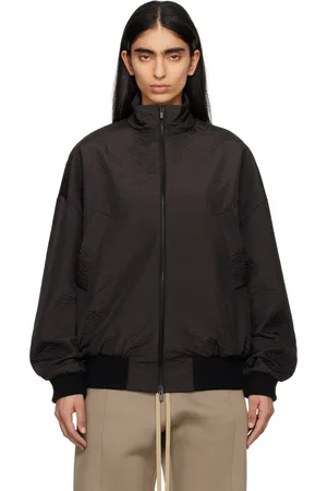 FEAR OF GOD Blouson de survêtement noir en taffetas texturé - Eternal