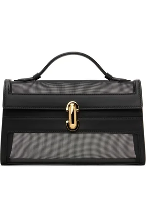 SAVETTE Sac de style pochette noir à fermoir Symmetry