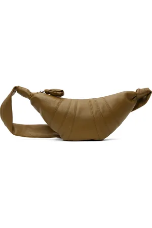 LEMAIRE Petit sac Croissant brun
