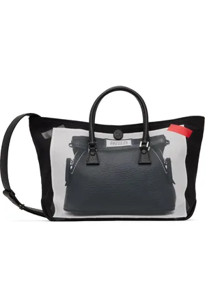 Maison Margiela Micro sac noir à images trompe l