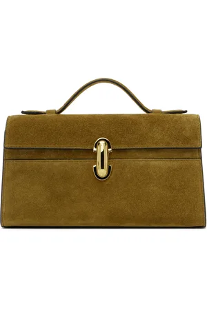 SAVETTE Sac brun à fermoir Symmetry