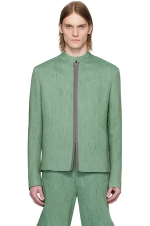CMMAWEAR Veston de style écolier Takada vert exclusif à SSENSE