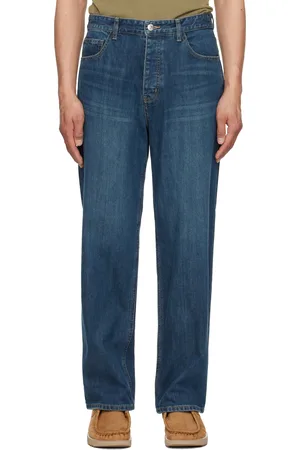 Solid Jean ample bleu