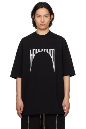 Rick Owens T-shirt à manches courtes surdimensionné noir - Hollywood