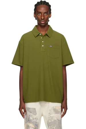 Metalwood Polo Airy kaki à poche exclusif à SSENSE