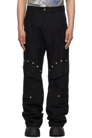 We11 Done Pantalon cargo noir