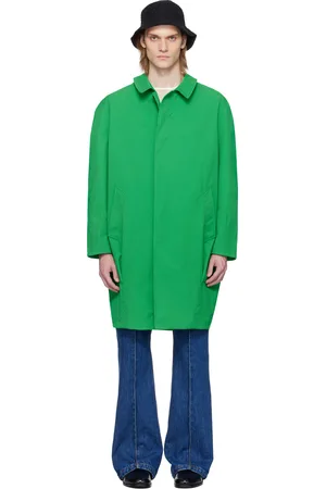Bally Manteau vert en sergé