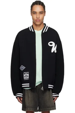 WOOYOUNGMI Pull de style teddy noir à glissière