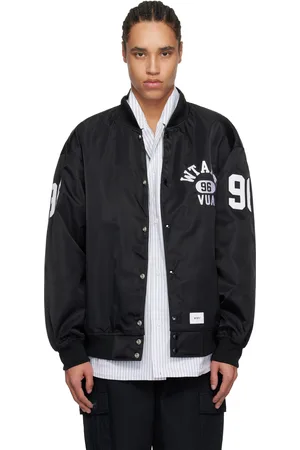 Wtaps Blouson de style collégial noir en nylon