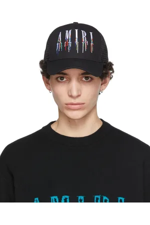 AMIRI Casquette de camionneur noire à logo