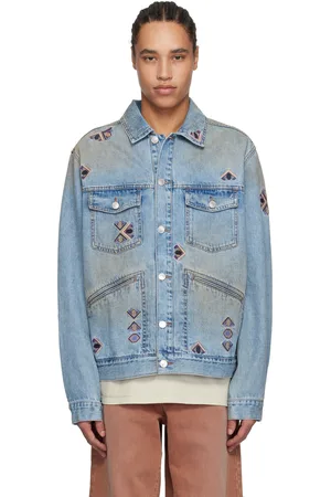Isabel Marant Blouson Jango bleu en denim