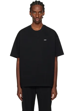Metalwood T-shirt noir en jersey épais à mini logo