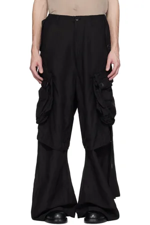 JULIUS Pantalon cargo Killy noir à poches Gas Mask