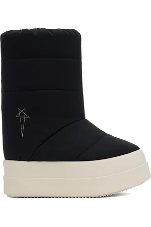 Rick Owens Bottes Lunar noires à plateforme Mega Bumper - Porterville