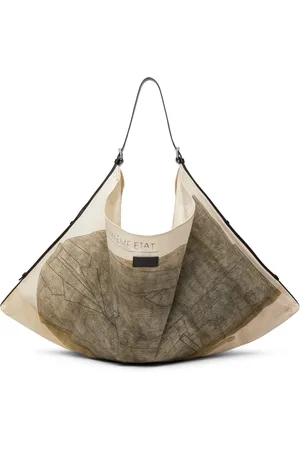 LEMAIRE Cabas de style drapeau blanc cassé - Philippe Weisbecker