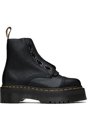 Dr. Martens Bottes Sinclair noires en cuir à plateforme