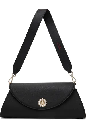Simone Rocha Sac long de style pochette Valentine noir